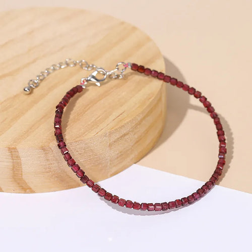 Natural Garnet Bracelet