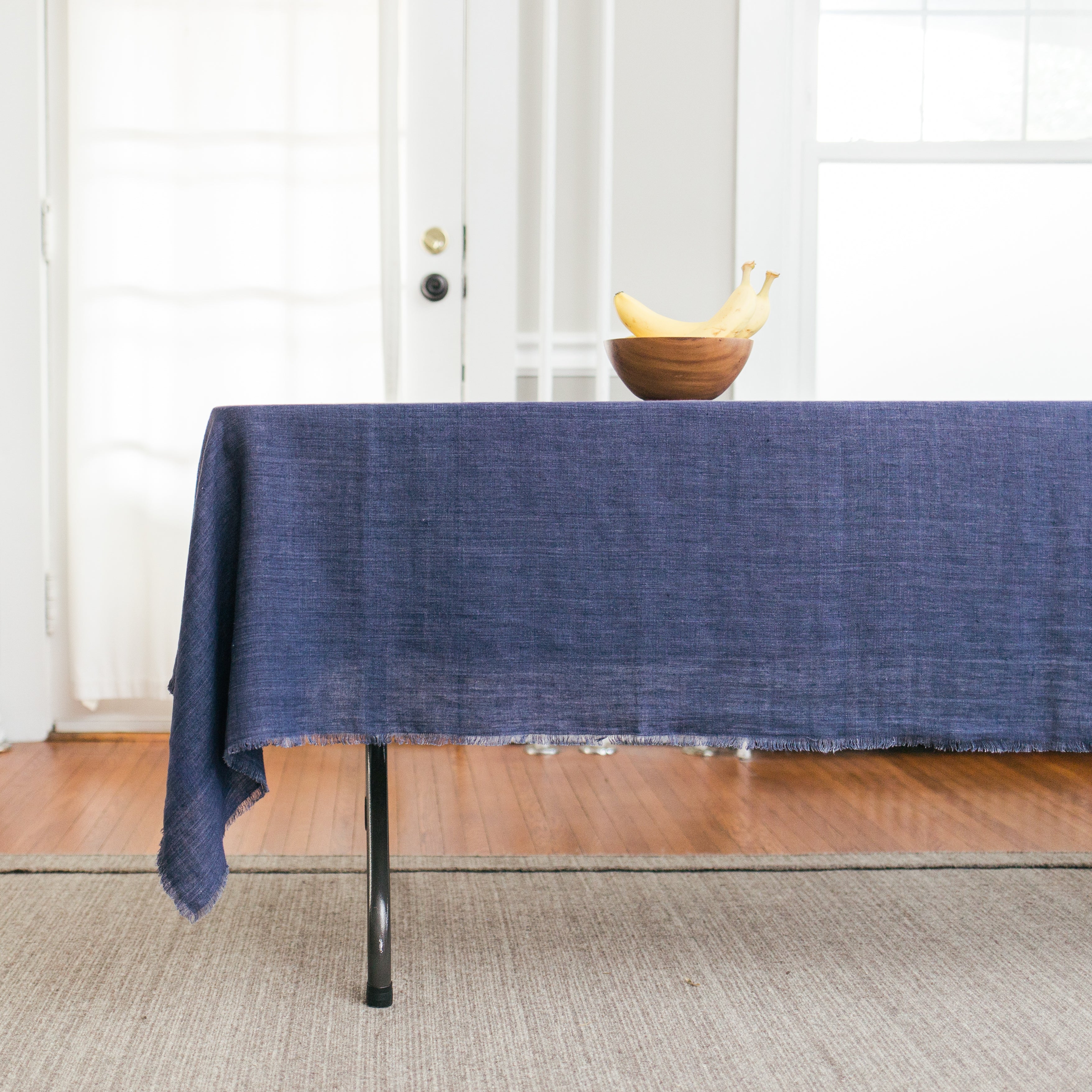 Stonewashed 100% Linen Napkins in Indigo Blue (Set of 8)  Table Terrain  Dining Tablescapes and Holiday Table Decorations