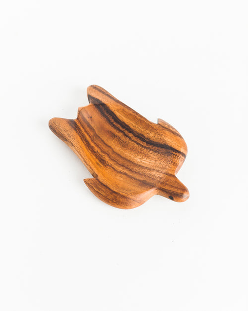 ACACIA WOOD TURTLE DISH