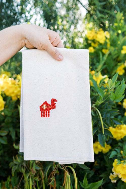 CAMEL TEA TOWEL