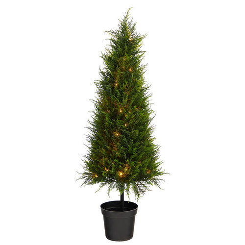 3.5’ CYPRESS ARTIFICIAL TREE WITH 350 LED LIGHTS