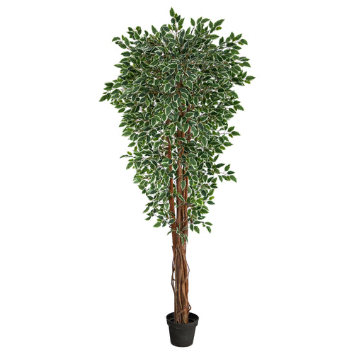 70” VARIEGATED FICUS ARTIFICIAL TREE