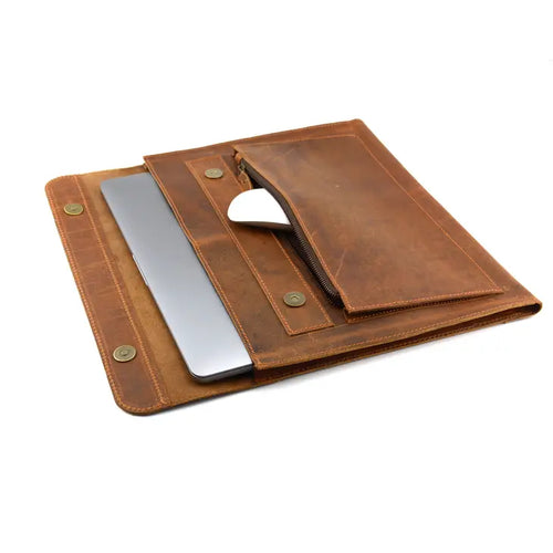 LEATHER LAPTOP CASE