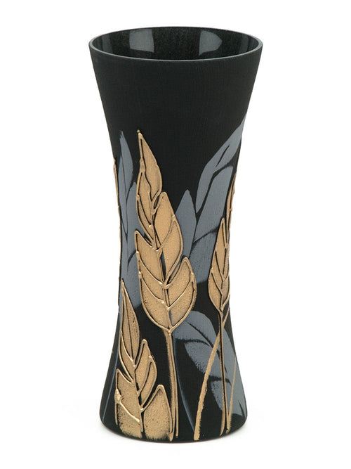 BLACK EDITION LEAF VASE