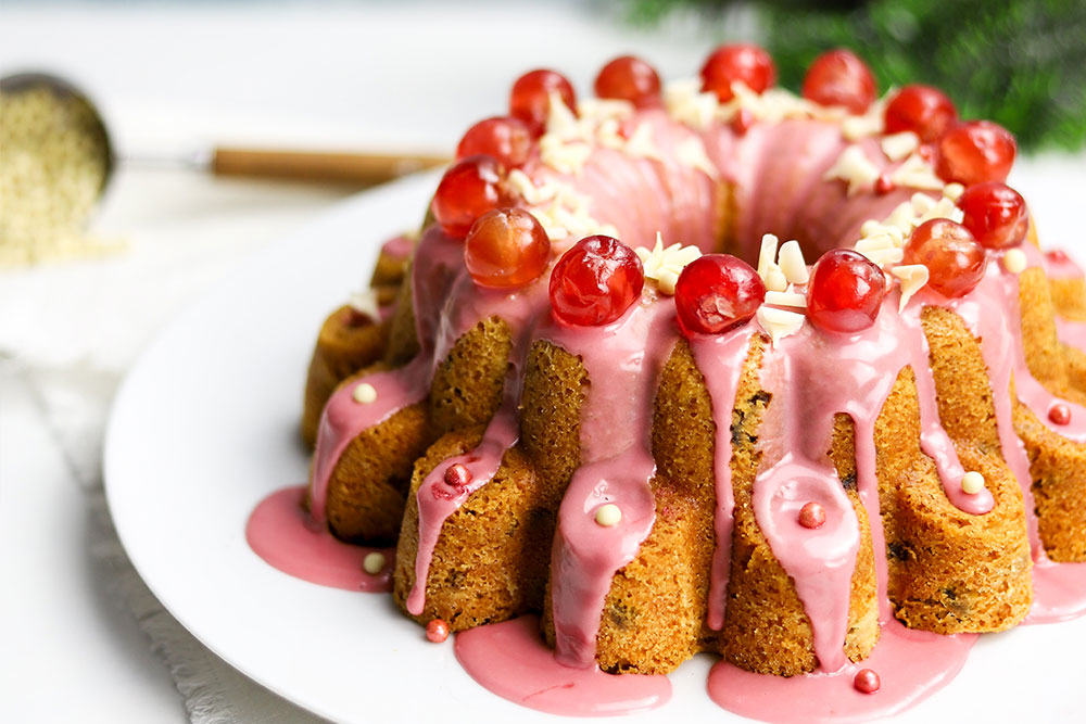 Image of Cranberry Orange Cardamom Bundt Cake