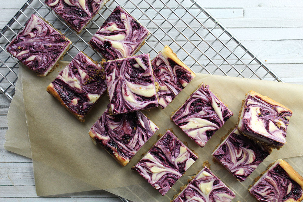 Image of Lemon Mascarpone with Amarena Cheesecake Bars