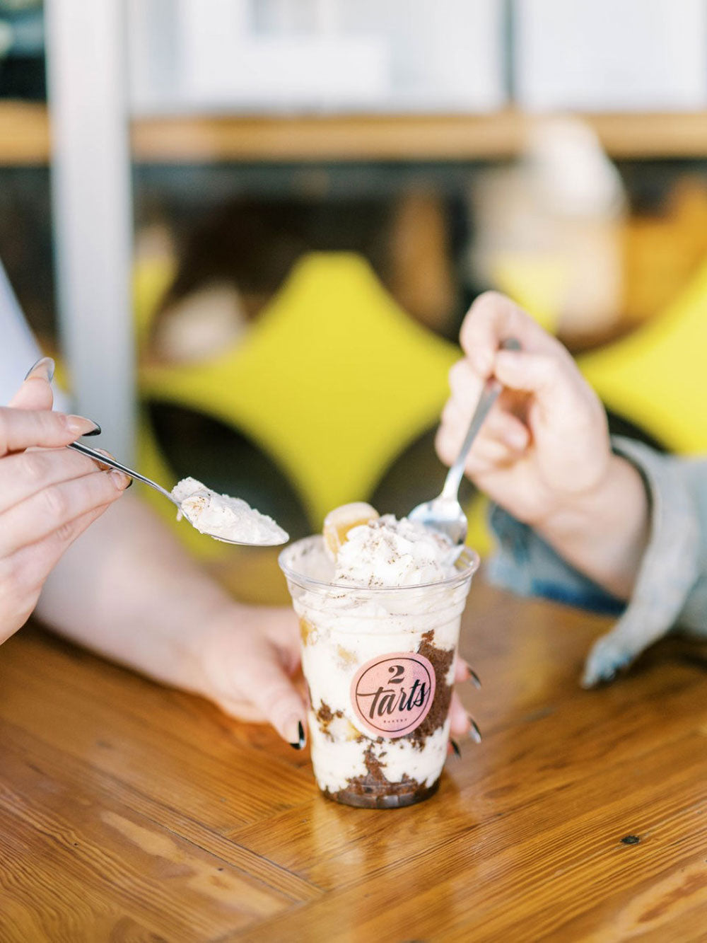 Photo of 2tarts' Tiramisu in a cup.