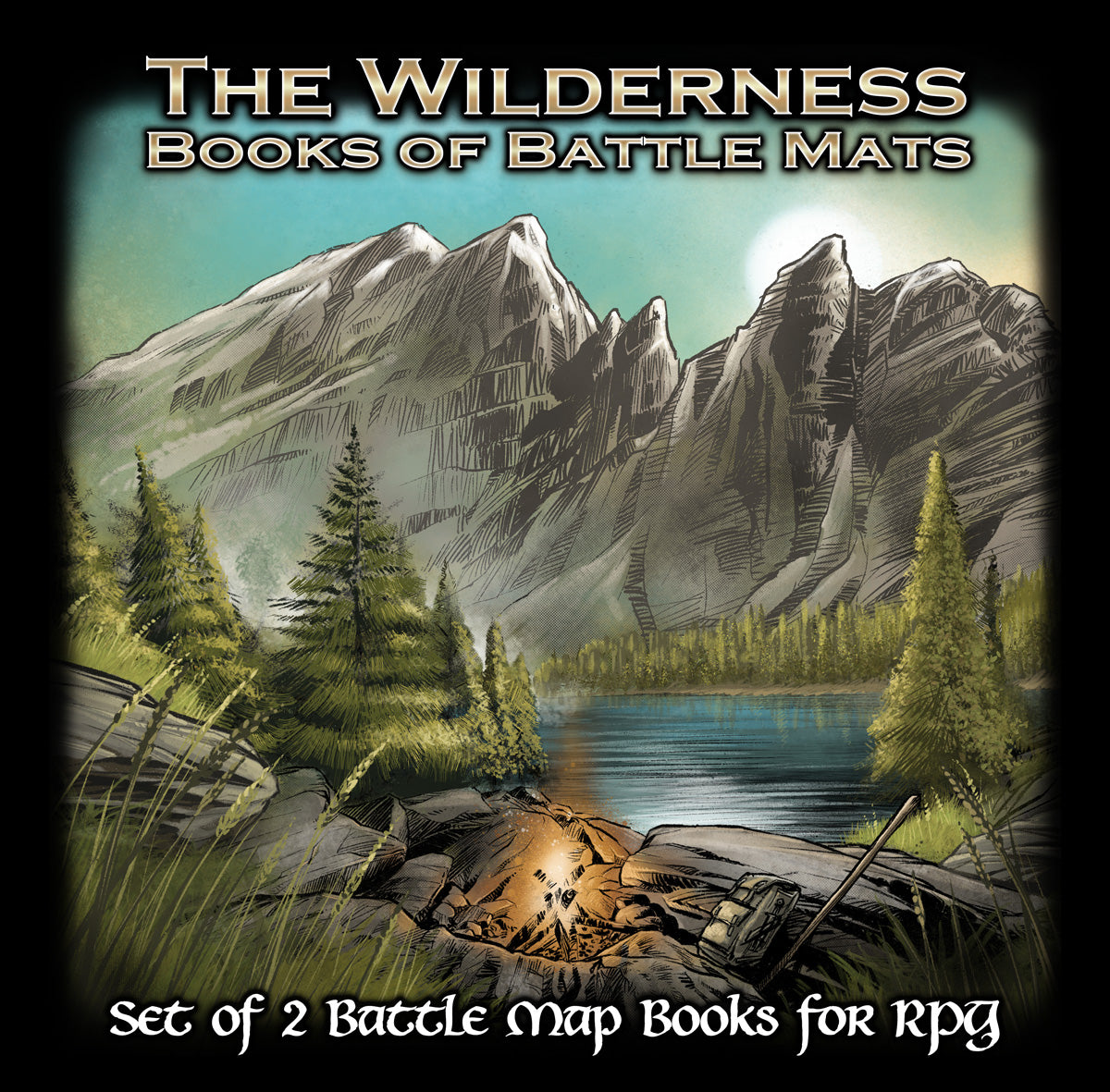 The Wilderness Books of Battle Mats (T.O.S.) -  Loke Battlemats