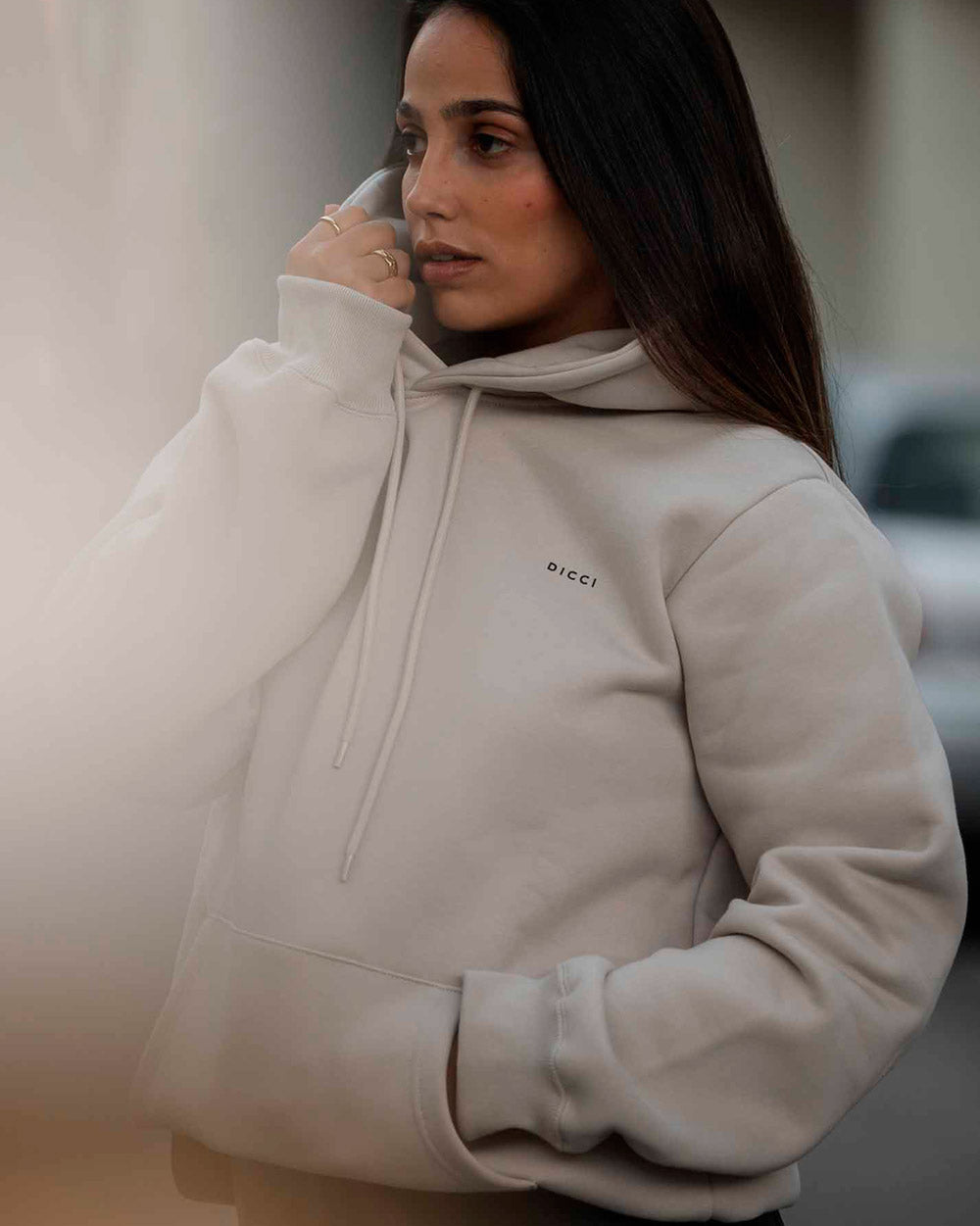 Sudadera oversize con capucha - Sudaderas Básicas - Sudaderas - ROPA - Mujer  