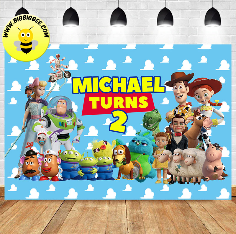 Custom Toy Story Birthday Banner, Toy Story Vinyl Banner, Toy Story ...
