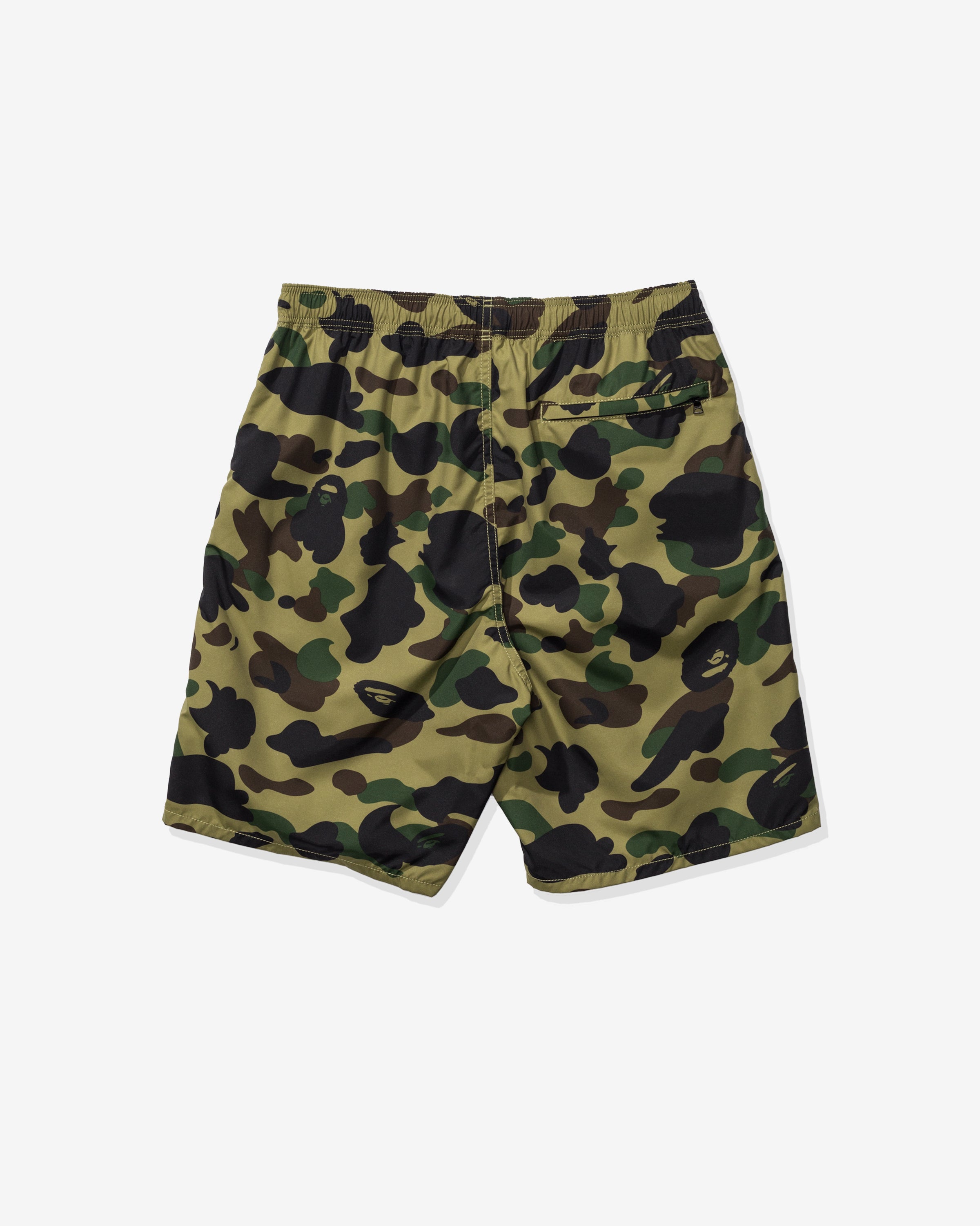 bape camo beach shorts