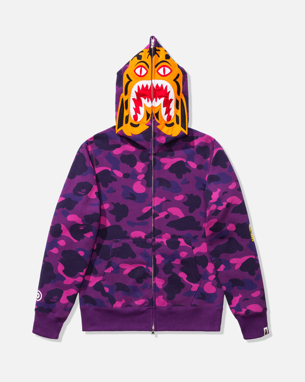 purple and orange bape hoodie