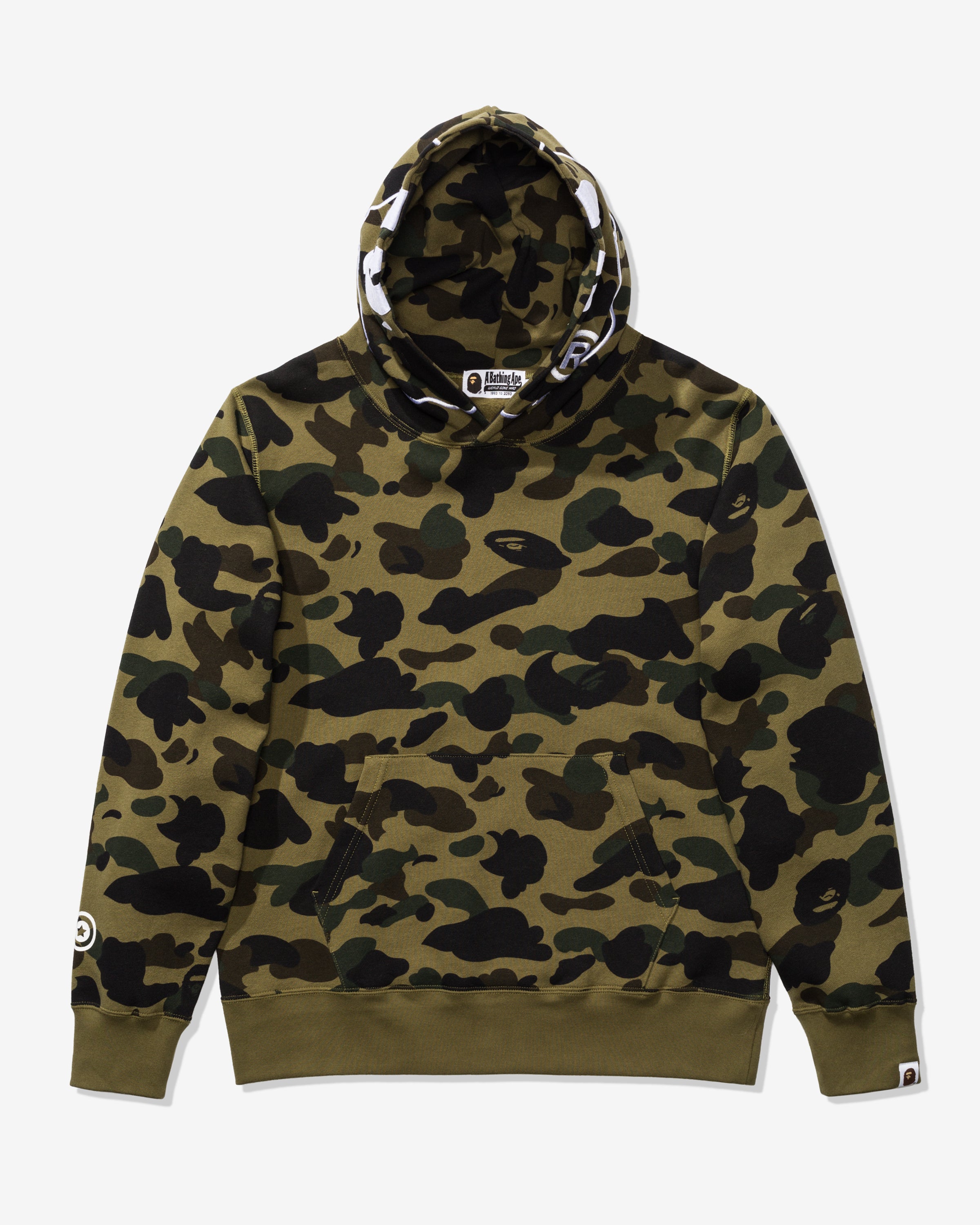 bape 1st camo pullover hoodie