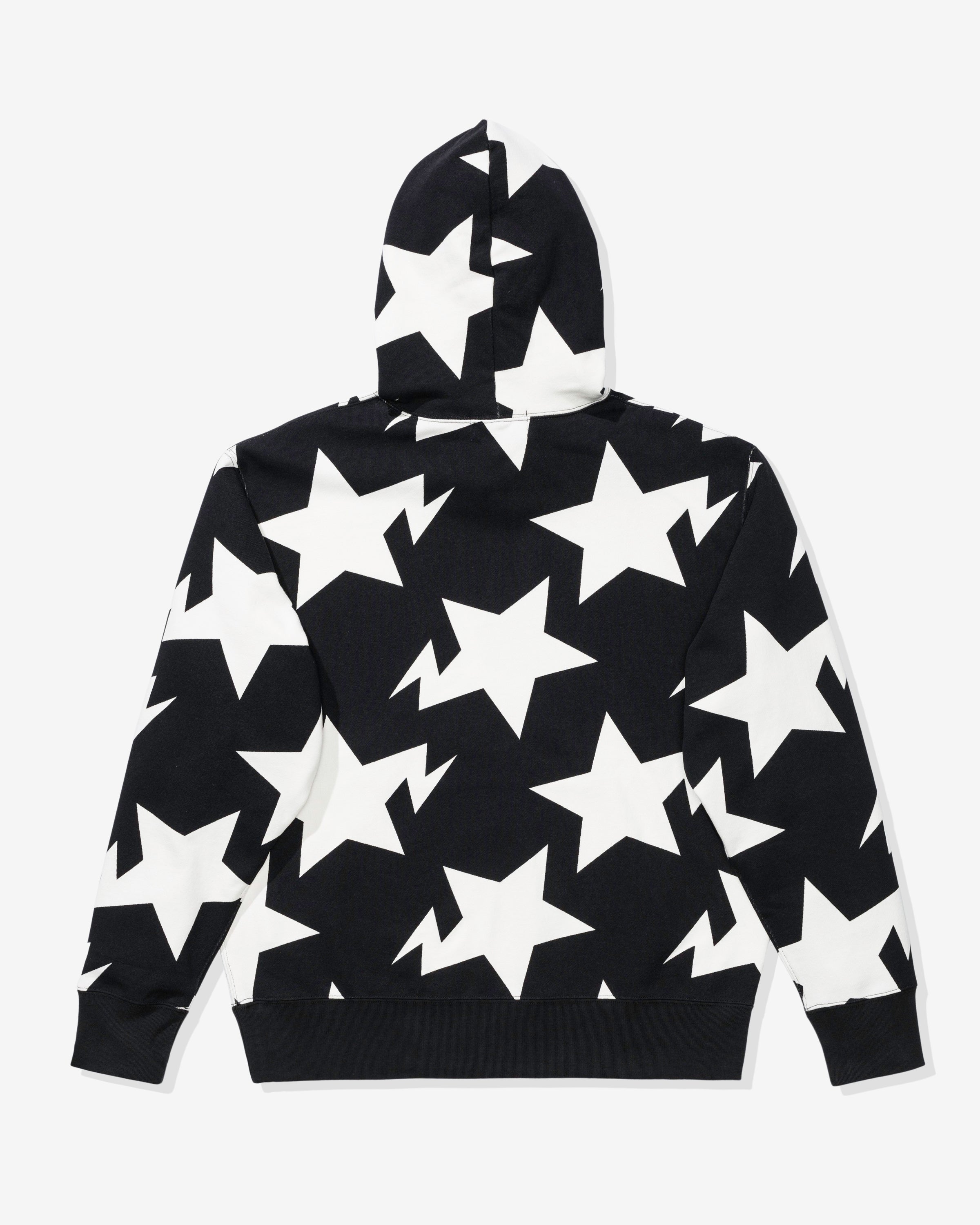 BAPE RELAXED STA PATTERN PULLOVER HOODIE - BLACK – Undefeated