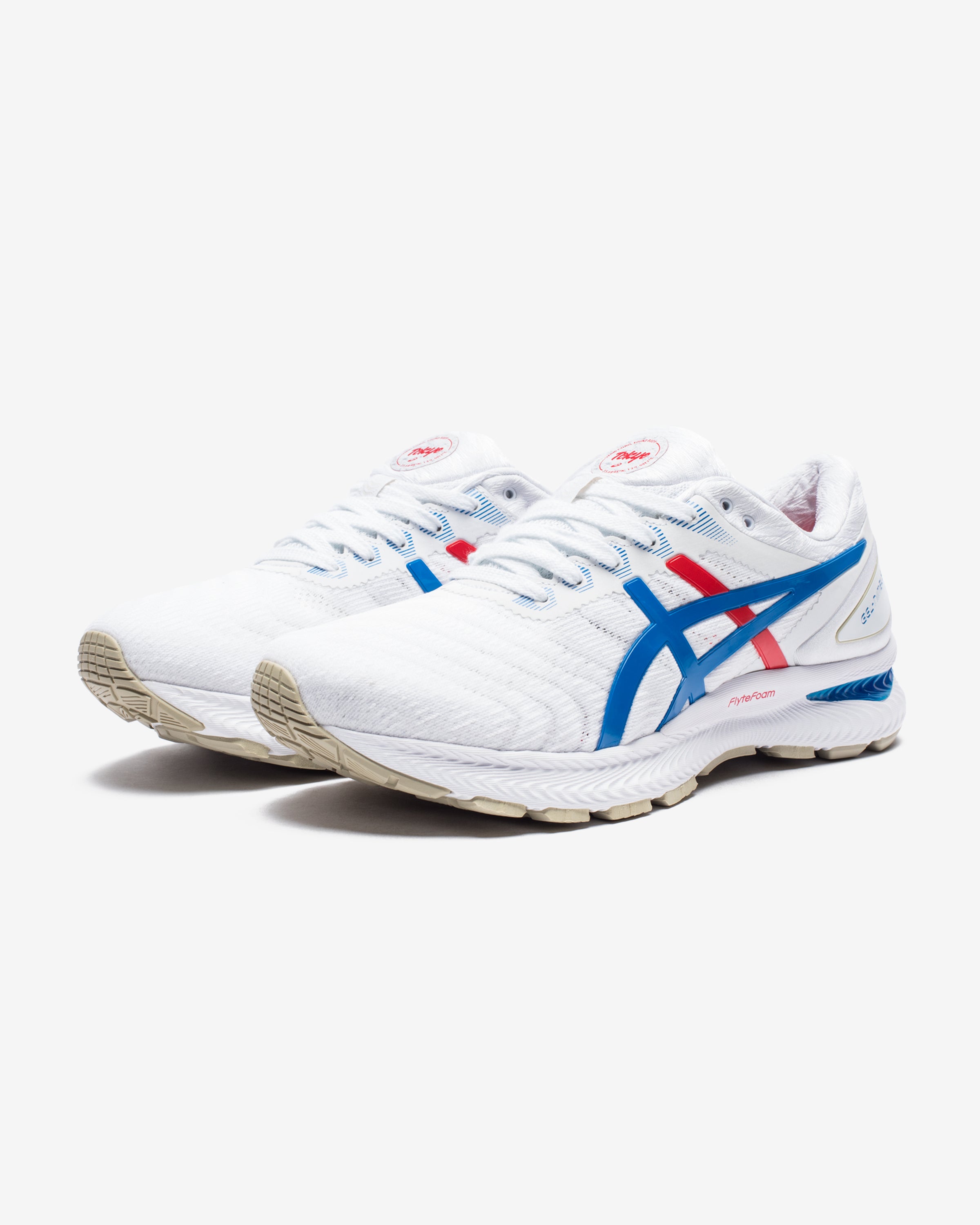 GEL-NIMBUS 22 RETRO TOKYO - WHITE/ELECTRICBLUE – Undefeated