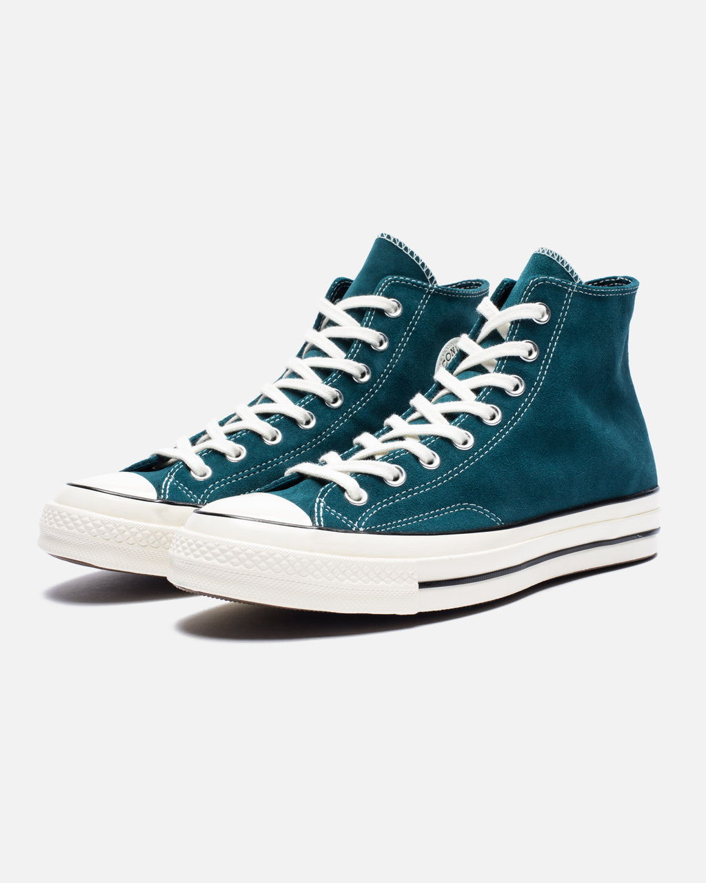 black and teal converse