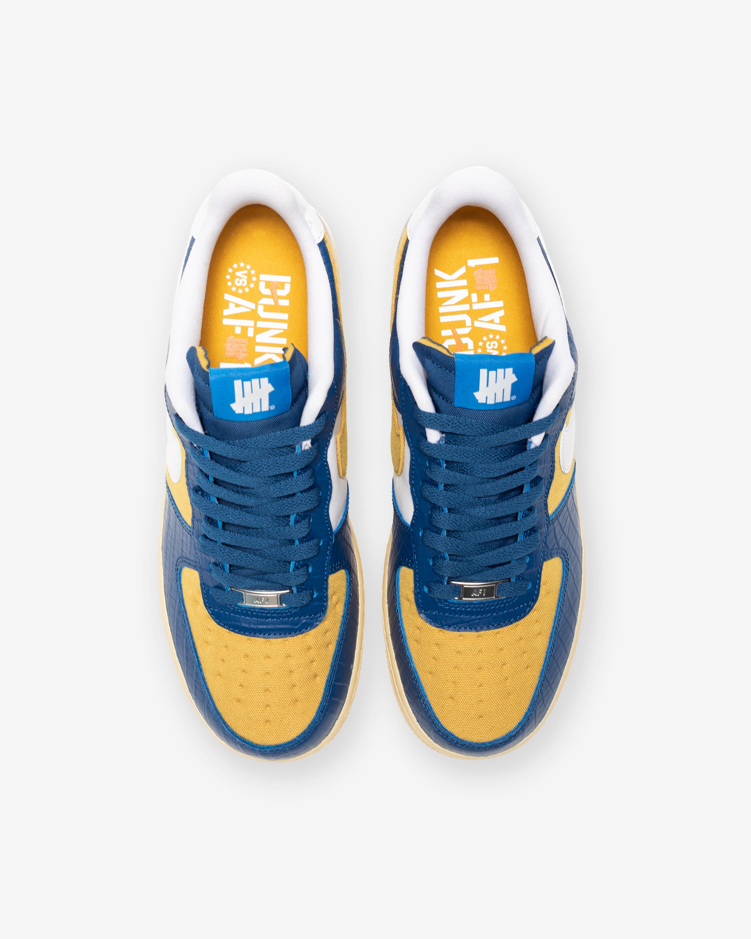 NIKE X UNDEFEATED AIR FORCE 1 LOW SP - COURTBLUE/ WHITE/ GOLD