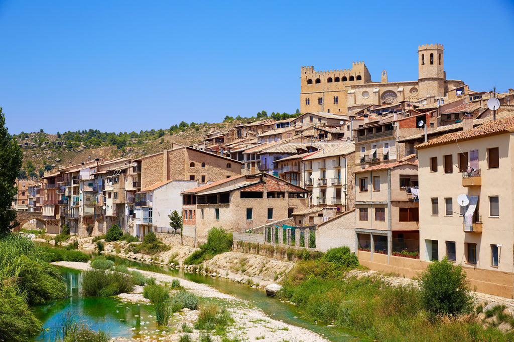 Medieval town along the Ruta del Cid in Spain