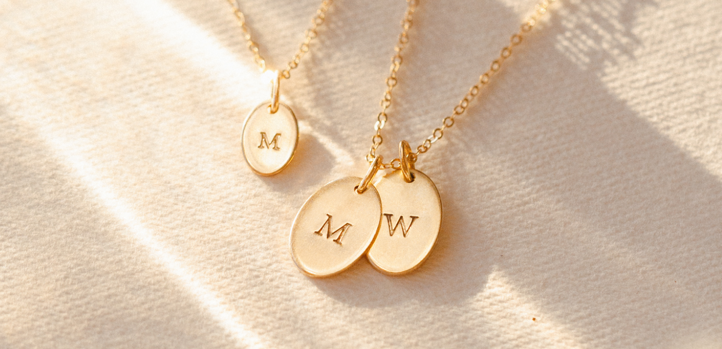 Personalized Oval Necklaces