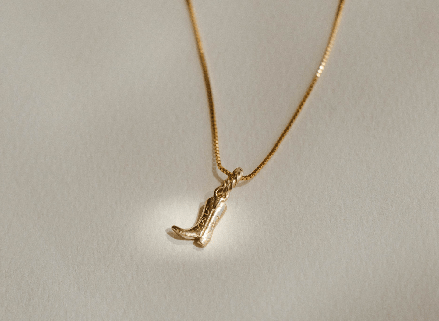 Howdy Boot Necklace