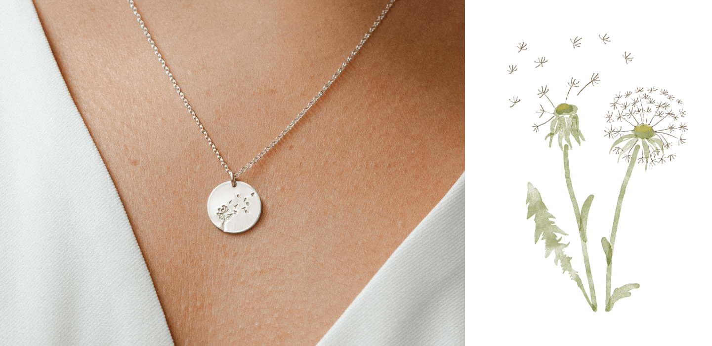 Dandelion Flower Jewelry