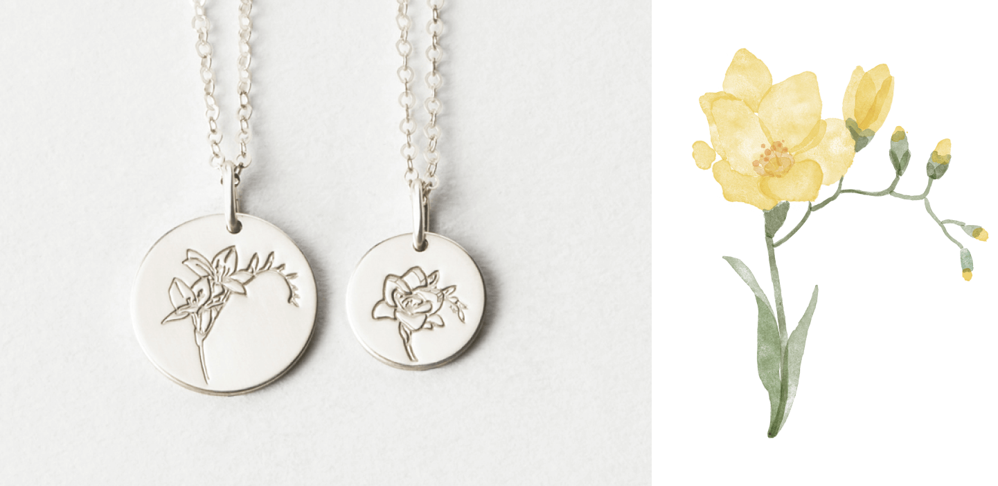 Freesia Flower Jewelry