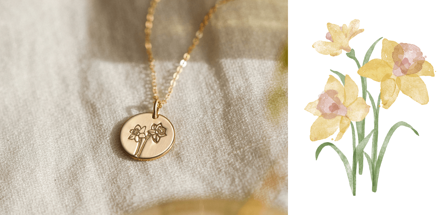 Rose Birth Month Birth Flower Necklace Personalized Rose Flower,  Personalized gift for Her, June Birth Day Gift, June Birth Flower Necklace  – CELESTIAL by A&J