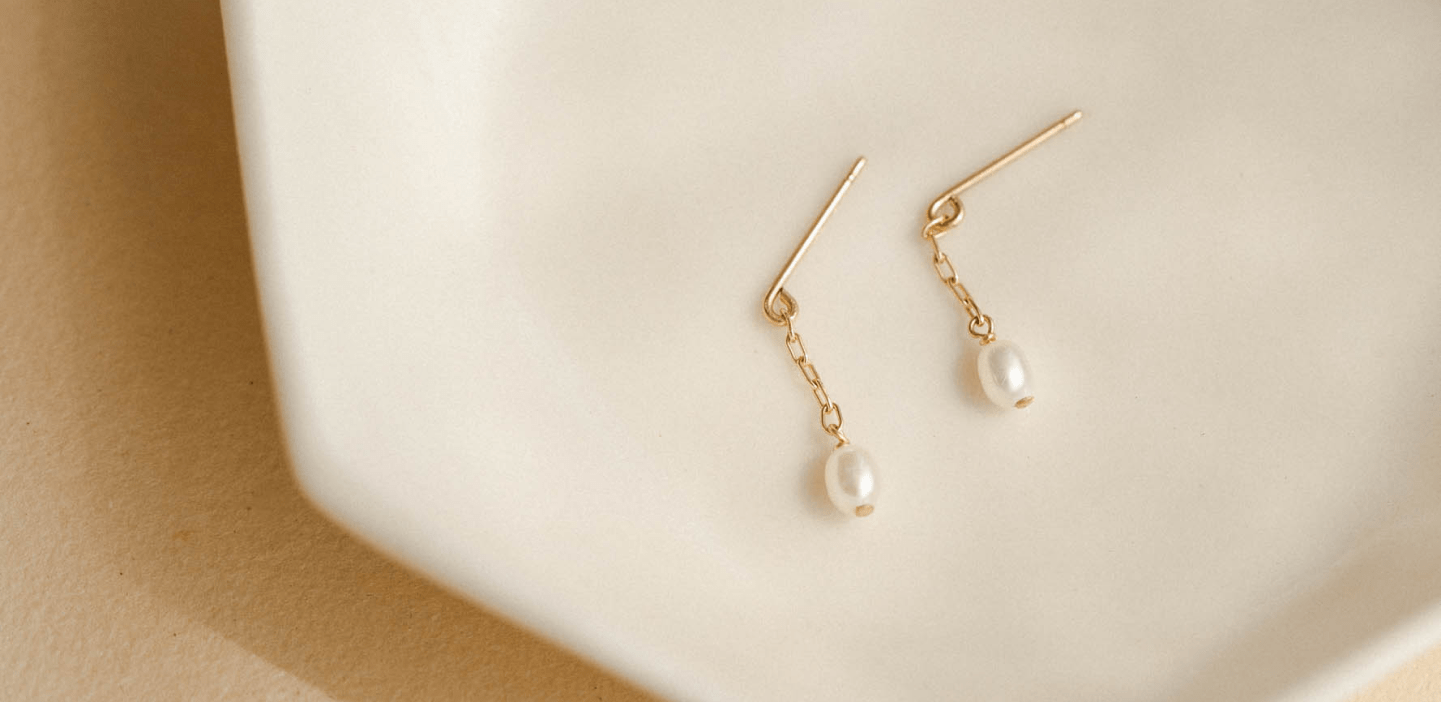 Pearl Droplet Earrings