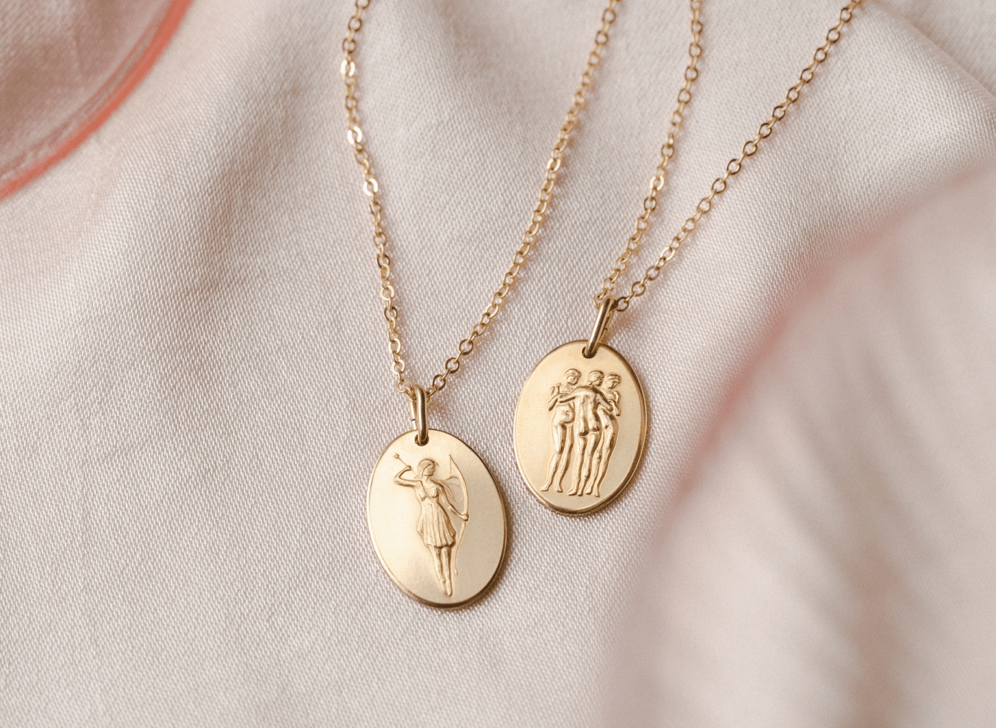 Artemis Necklace + Three Graces Necklace