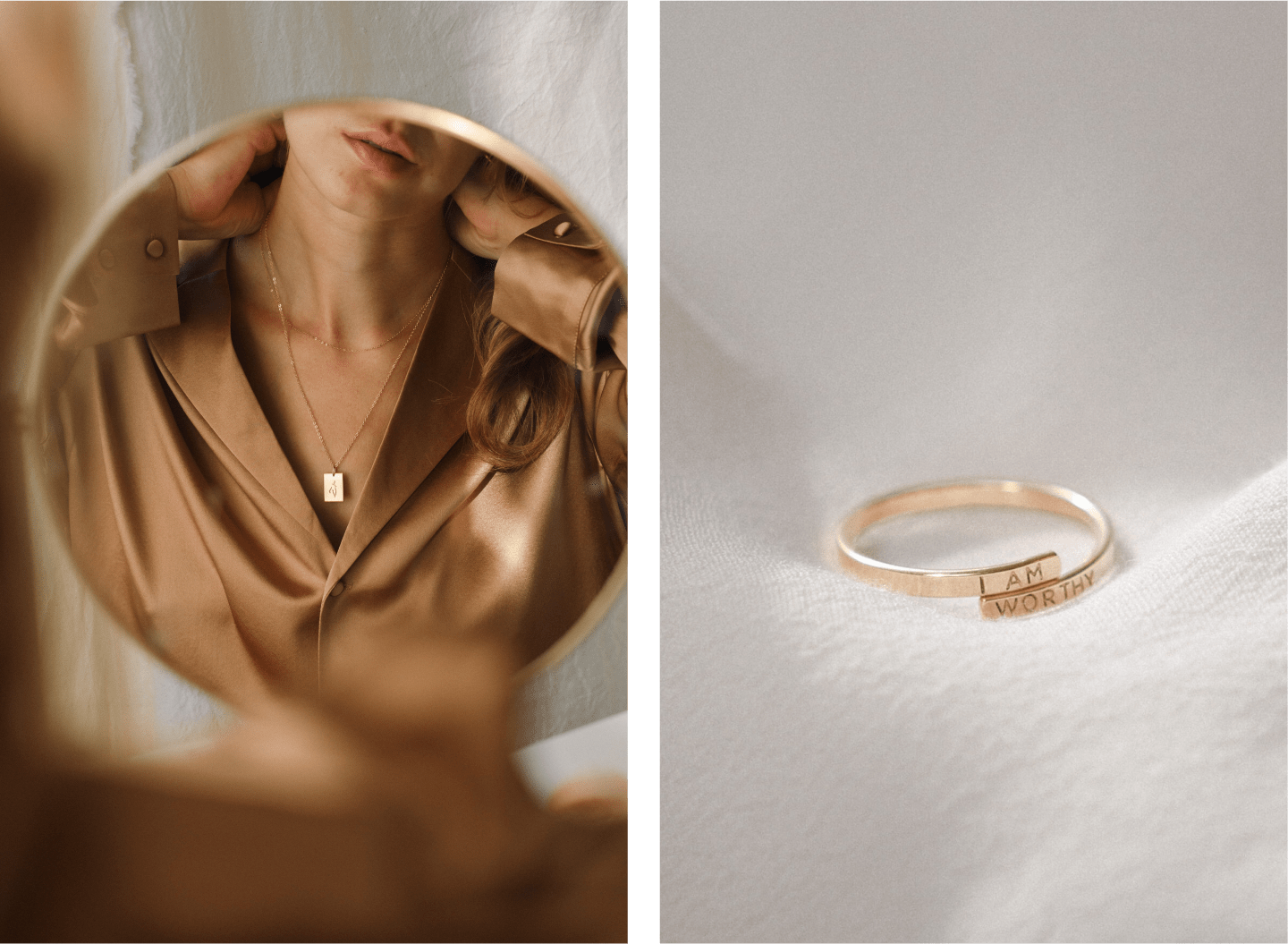 Home for Love Marseille Necklace + I Am Worthy Ring