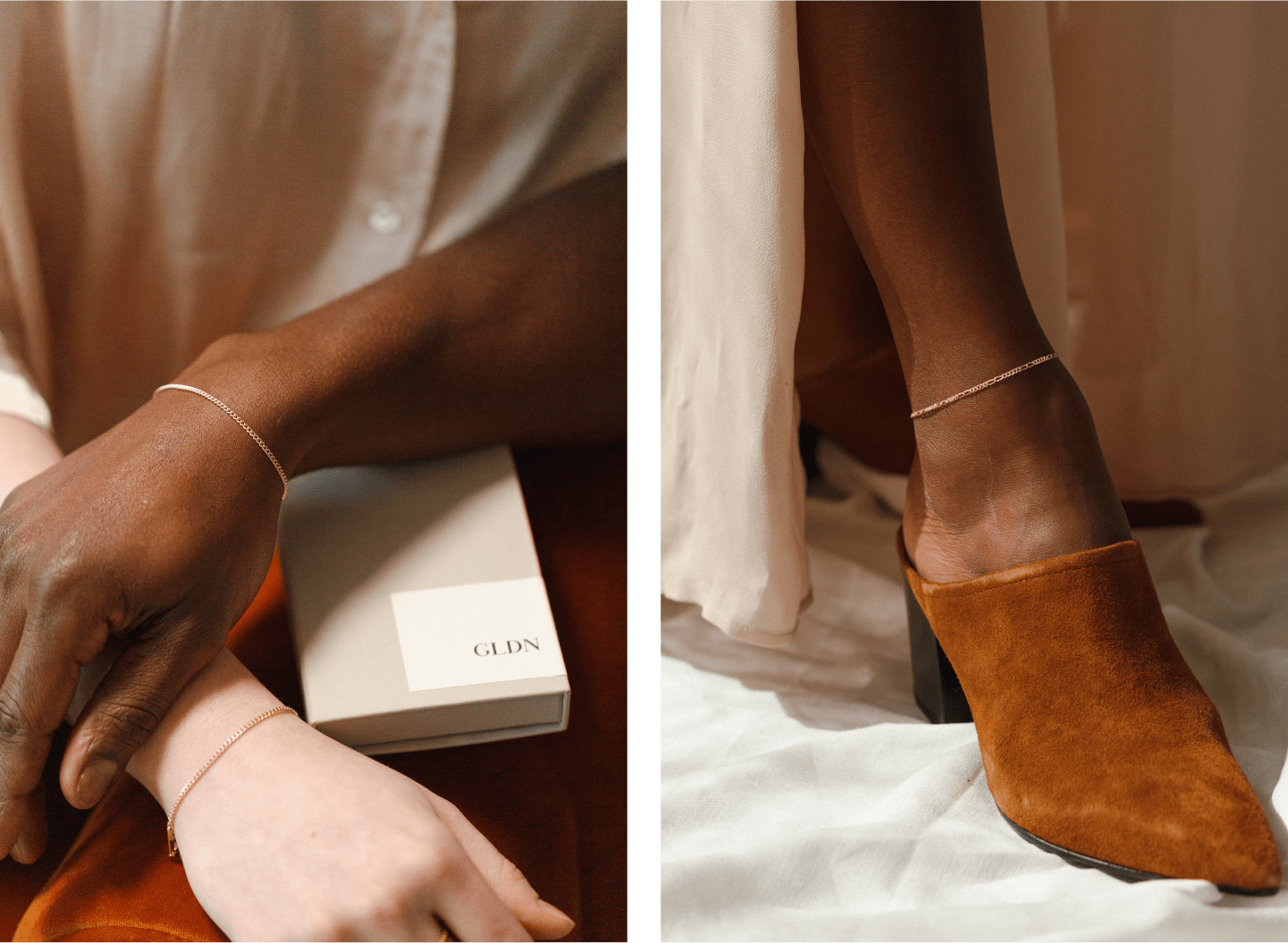 Onaro Bracelet + Infinity Anklet