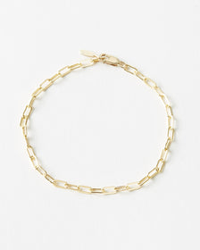 Small Paperclip Chain Bracelet — GLDN