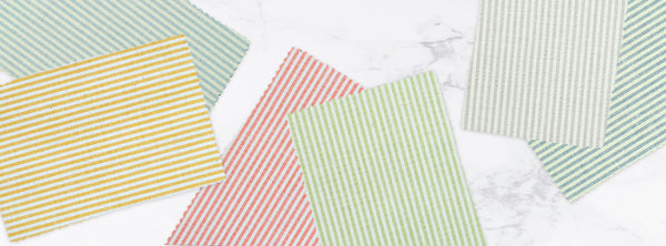 Ticking Stripe Fabric Swatches | Loom Decor