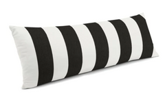 Striped Sunbrella Lumbar Pillows | Loom Decor