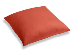 Sunbrella Canvas Orange Outdoor Pillow | Loom Decor