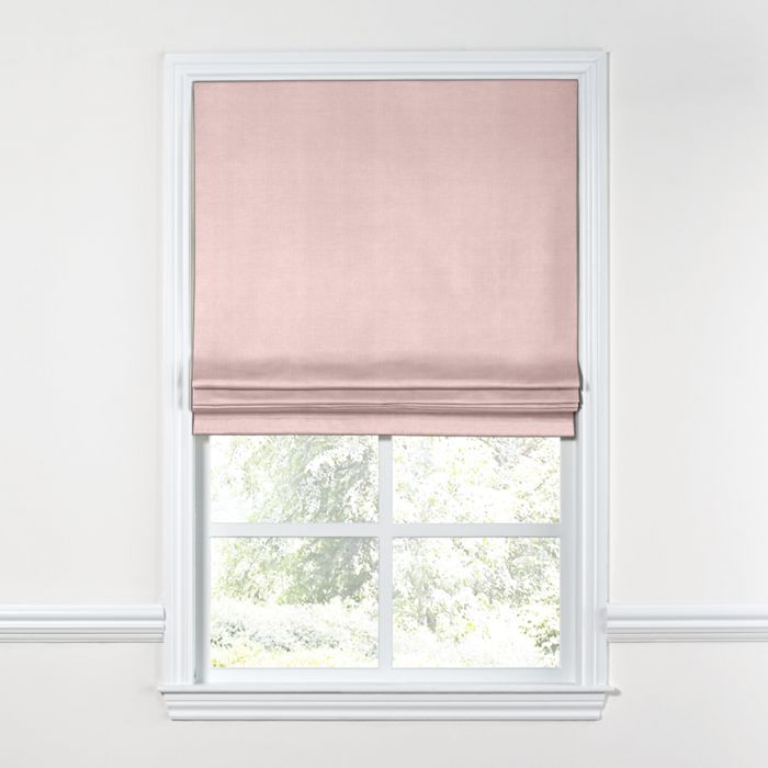 flat linen roman shades