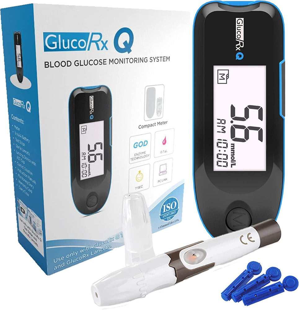 GlucoRx HCT Blood Glucose & Ketone Meter