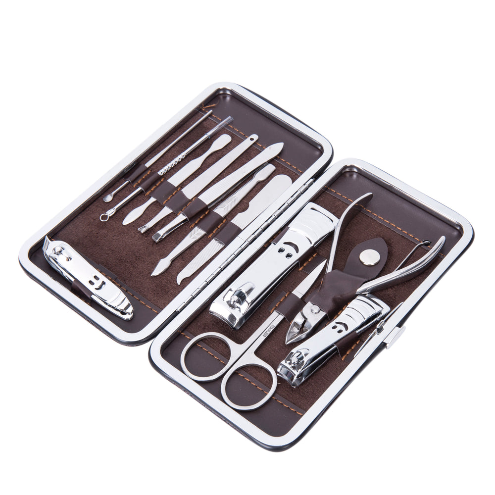 Diabetic 12-piece Nail Care Cutter Kit Set Nail Clippers Tool Manicure