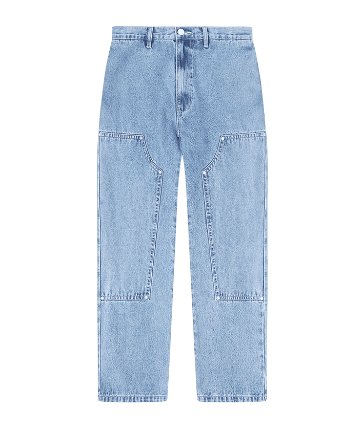 Carpenter Denim Jeans - Mid Wash Blue