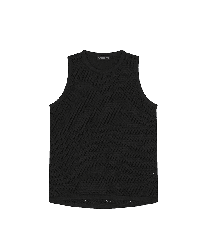 Crochet Vest - Black | Manière De Voir USA