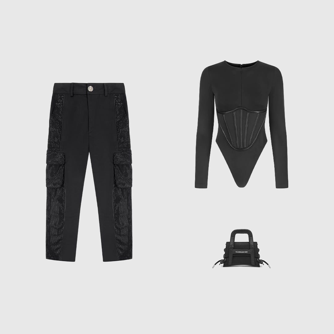 Louis Vuitton Mens Cargo Pants, Black, S