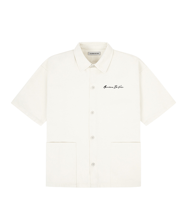 Eiffel Twill Shirt - Cream | Manière De Voir