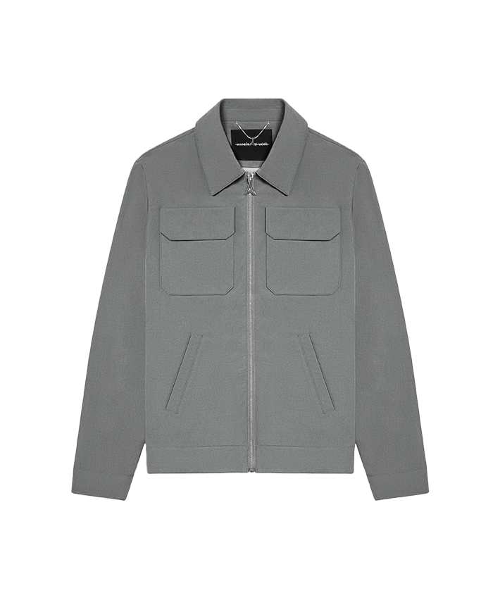 Technical Cargo Jacket - Charcoal Grey | Manière De Voir