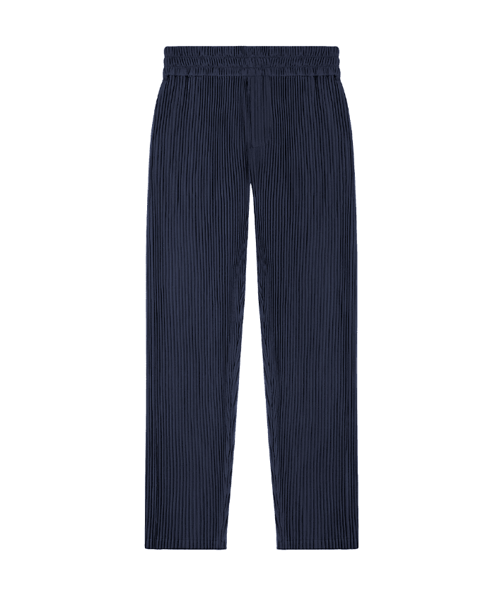 Pleated Trousers - Navy | Manière De Voir