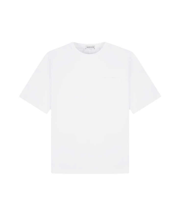 Éternel Oversized Fit Cotton T-Shirt - White | Manière De Voir USA