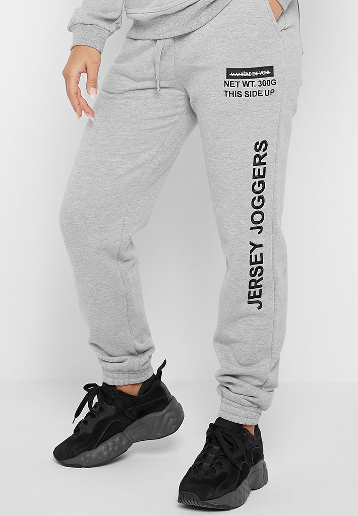 grey jersey joggers