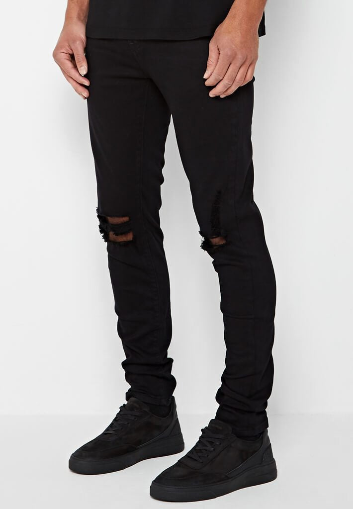 jeans black ripped