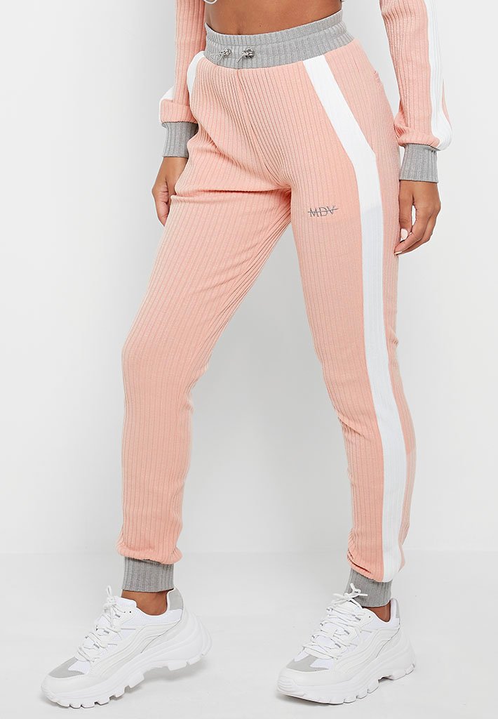 pink grey joggers