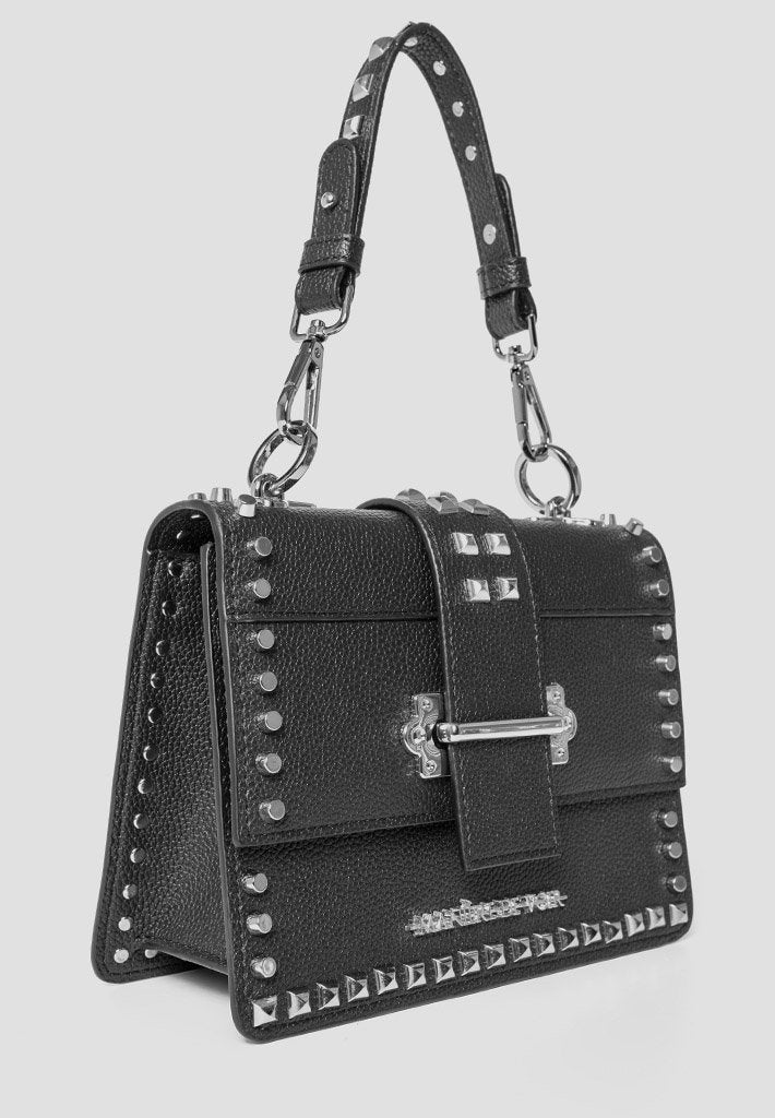 studded handbag