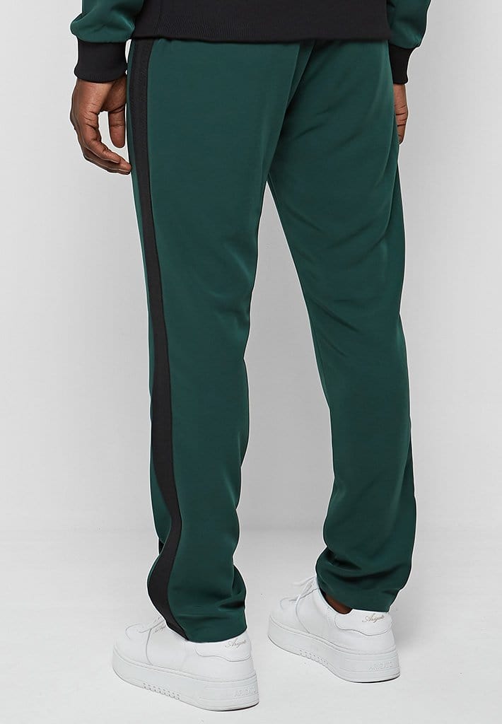 emerald green track pants